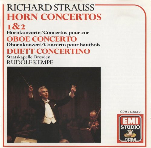 Staatskapelle Dresden, Rudolf Kempe - Strauss: Wind Concertos (1989)