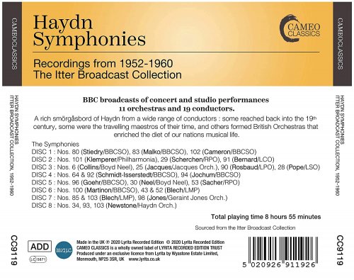 London Chamber Orchestra, Boyd Neel Orchestra, Jacques Orchestra - Haydn: Symphonies (2020)