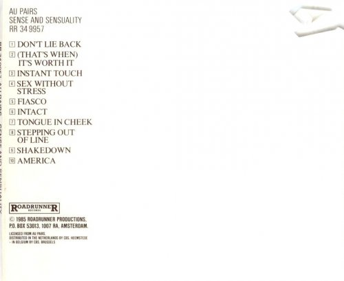 Au Pairs - Sense and Sensuality (Reissue) (1982/1985)