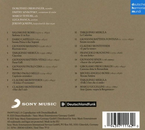 Dorothee Oberlinger & Dmitry Sinkovsky - Discovery of Passion (2020) CD-Rip