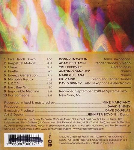 Donny McCaslin - Perpetual Motion (2010) CD Rip