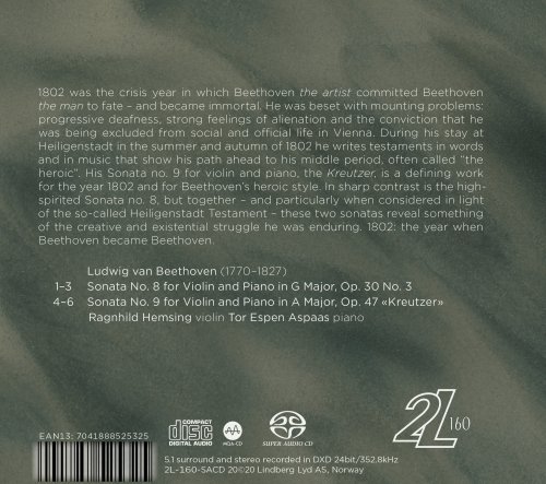 Ragnhild Hemsing & Tor Espen Aspaas - Beethoven's Testaments of 1802 (2020) [DSD & Hi-Res]