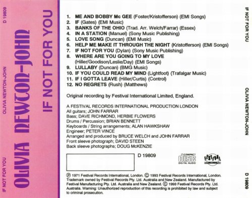 Olivia Newton-John - If Not For You (1971) [1993] CD-Rip