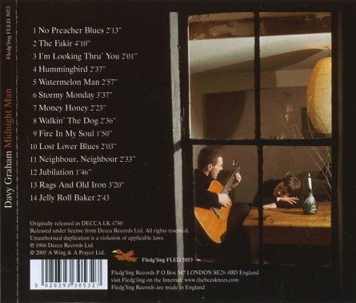 Davy Graham - Midnight Man (1966) [2005] CD-Rip