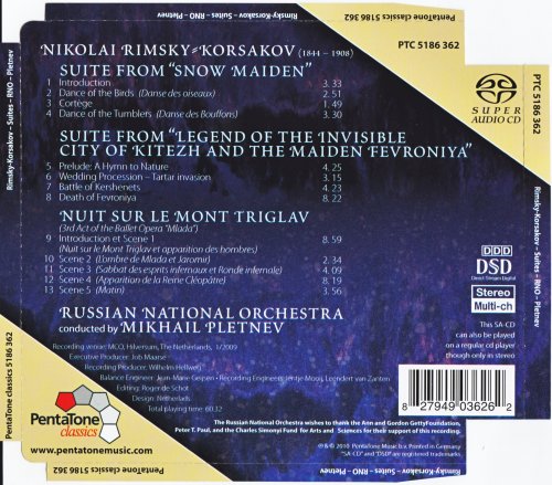 Mikhail Pletnev, Russian National Orchestra - Rimsky-Korsakov: Orchestral Suites (2010) [SACD]