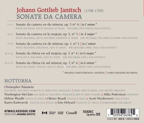 Christopher Palameta - Janitsch: Sonate da camera, Vol. 2 (2011) [Hi-Res]