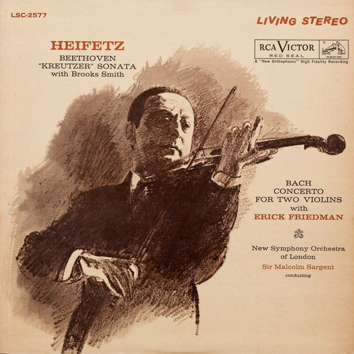 Jascha Heifetz - Beethoven: Kreutzer Sonata / Bach: Concerto For Two Violins (1961) [2008 DSD256] Vinyl