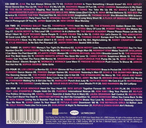 VA - 100 Hit Tracks The Ultimate Collection 80s (Boxset, 5 CD) (2020)