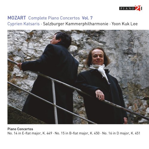 Cyprien Katsaris, Yoon Kuk Lee, Salzburger Kammerphilharmonie - Mozart: Complete Piano Concertos, Vol. 7 (Live - K. 449, 450 & 451) (2020) [Hi-Res]