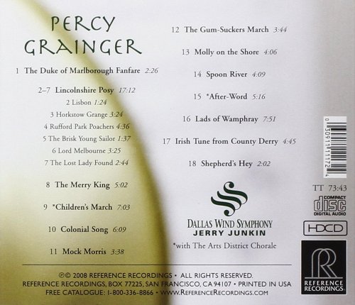 Dallas Wind Symphony & Jerry Junkin - Grainger: Lincolnshire Posy (2008) [Hi-Res]
