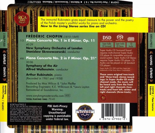 Arthur Rubinstein, Stanislaw Skrowaczewski  - Chopin: Piano Concertos Nos. 1 & 2 (2001) [SACD]