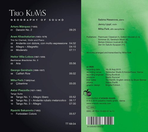 Trio KlaViS - Geography of Sound (2020) [Hi-Res]