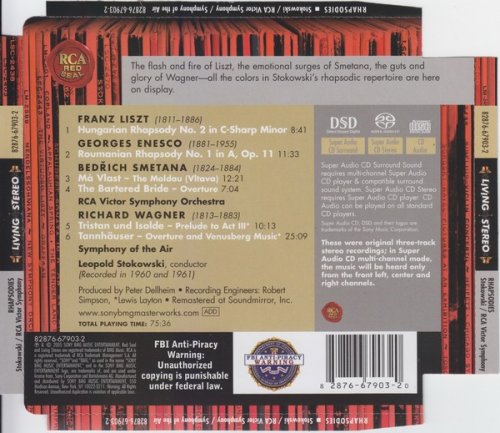 Symphony of the Air - Stokowski: Rhapsodies (2005) [SACD]