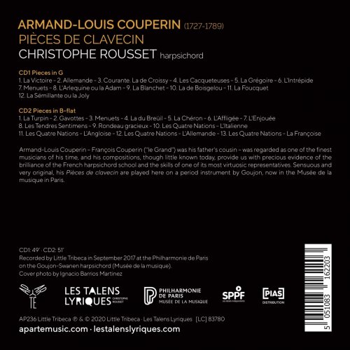 Christophe Rousset - Armand-Louis Couperin: Pièces de Clavecin (2020) [Hi-Res]