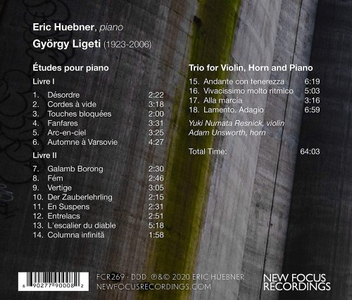 Études pour piano: Livre I: Arc-en-ciel, Eric Huebner