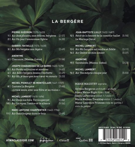Sylvain Bergeron, Marie Magistry - La bergère (2020) [Hi-Res]