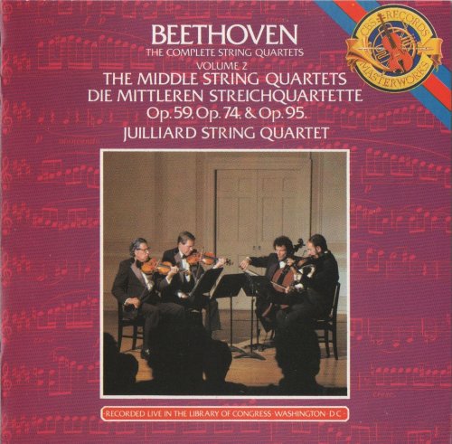 Juilliard String Quartet - Beethoven: The Middle String Quartets (1990) CD-Rip