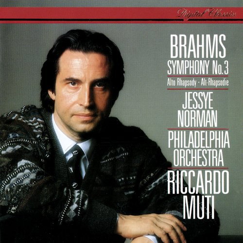 Riccardo Muti, Philadelphia Orchestra - Brahms: Symphony No. 3, Alto Rhapsody (1990)