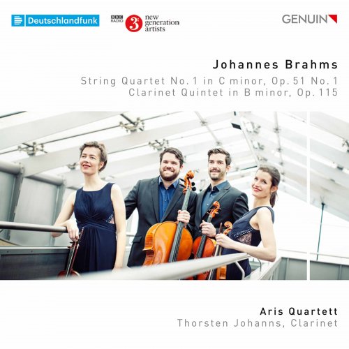 Aris Quartett, Thorsten Johanns - Brahms: String Quartet No. 1 in C Minor, Op. 51 No. 1 & Clarinet Quintet in B Minor, Op. 115 (2020) [Hi-Res]