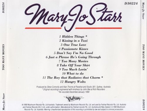 Mary-Jo Starr - Too Many Movies (1990)