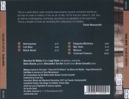 Massimo De Mattia - Black Novel (2012)
