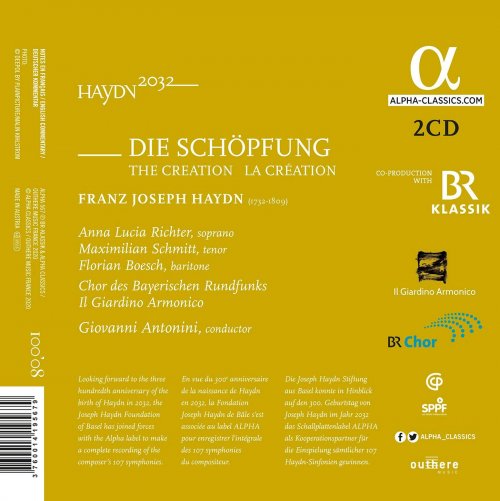 Chor des Bayerischen Rundfunks, Il Giardino Armonico, Giovanni Antonini - Haydn: Die Schöpfung (2020) [Hi-Res]