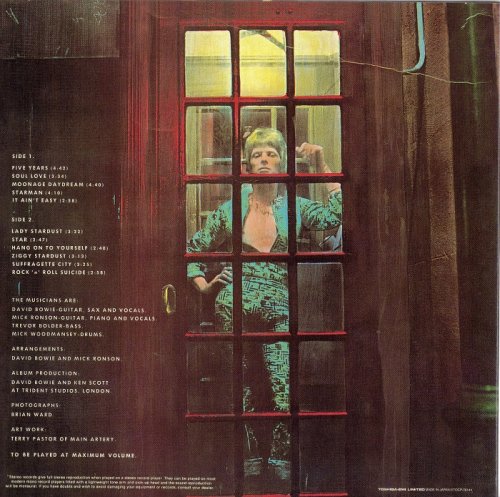 David Bowie - The Rise And Fall Of Ziggy Stardust And The Spiders From Mars (1972/2007) [David Bowie Paper Jacket Series, Item #04]