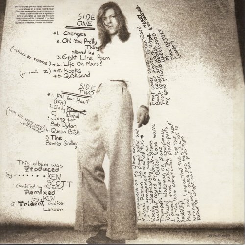 David Bowie - Hunky Dory (1971/2007) [David Bowie Paper Jacket Series, Item #03]