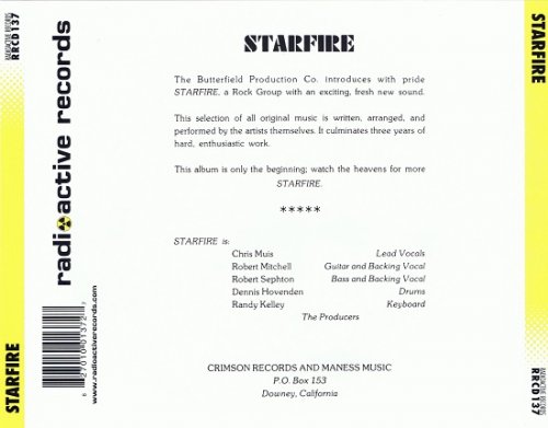 Starfire - Starfire (Reissue) (1974/2007) CDRip
