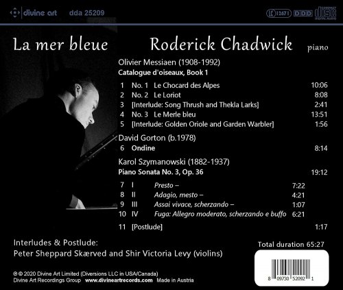 Shir Victoria Levy, Peter Sheppard Skaerved, Roderick Chadwick - La mer bleue (2020) [Hi-Res]