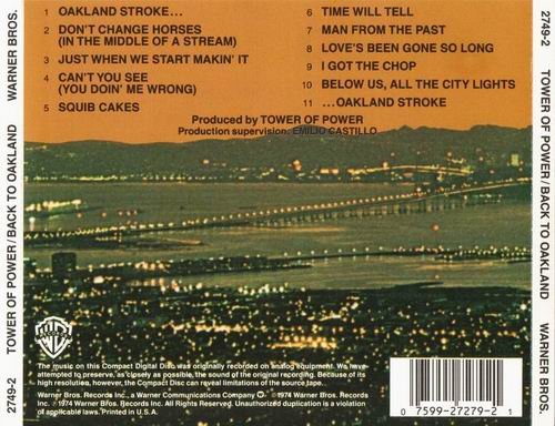 Tower Of Power - Back To Oakland (1974)
