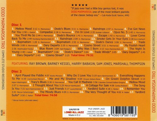 Dodo Marmarosa Trio - Complete Studio Recordings (2004) CD-Rip
