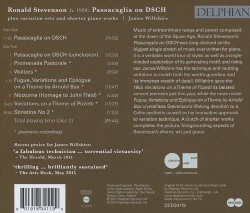 James Willshire - Stevenson: Passacaglia on DSCH (2013) [Hi-Res]