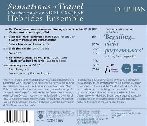 Hebrides Ensemble - Sensations of Travel (2019) [Hi-Res]