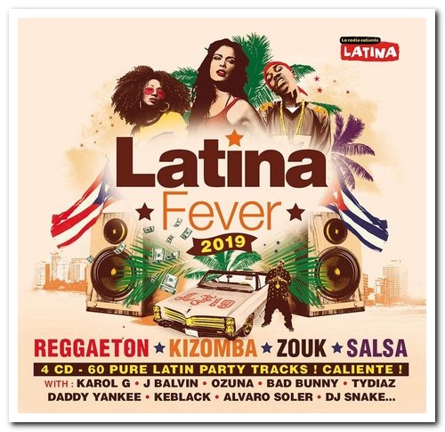 VA - Latina Fever 2019 [4CD Box Set] (2019)