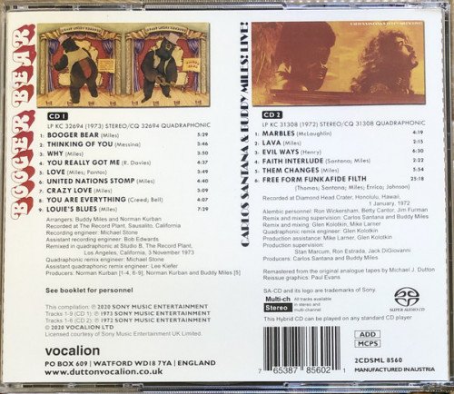 Buddy Miles Express, Buddy Miles, Carlos Santana - Booger Bear/Carlos Santana & Buddy Miles! Live! (2019) [SACD]