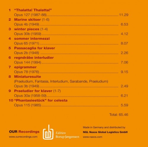 Erik Kaltoft - Borup-Jørgensen: Piano Music (2016) [Hi-Res]