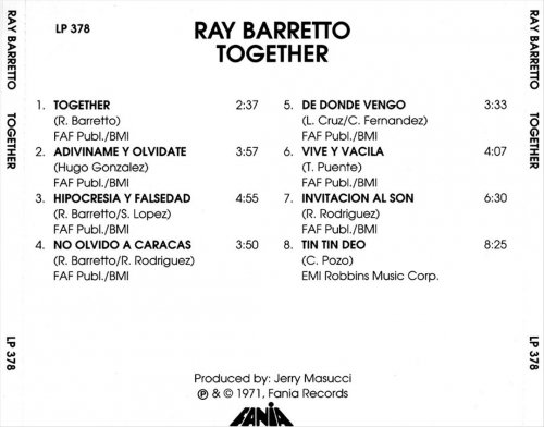 Ray Barretto - Together (1969) [1992]