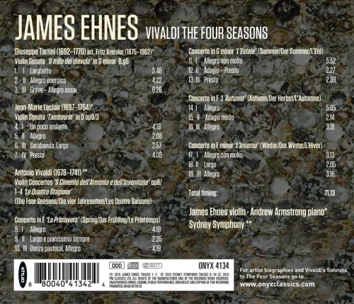 James Ehnes, Andrew Armstrong & Sydney Symphony - Vivaldi: The Four Seasons (2015) [Hi-Res]