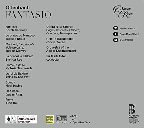 Sir Mark Elder, Orchestra Of The Age Of Enlightenment - Offenbach: Fantasio (2014) [Hi-Res] [MQA]