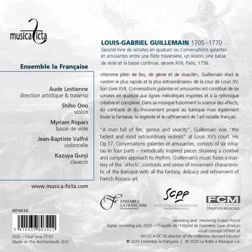Ensemble La Française - Guillemain: Second livre de sonates en quatuor, œuvre XVII (2020)