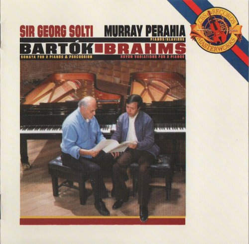 Murray Perahia, Georg Solti - Bartók: Sonata for Two Pianos & Percussion / Brahms: Variations on a Theme by Joseph Haydn (1988)