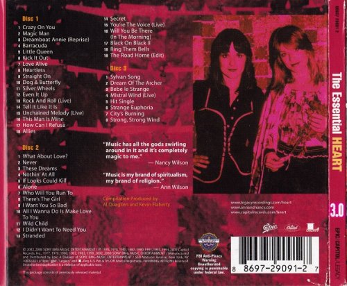 Heart - The Essential Heart (2008) [Limited Edition 3.0] CD-Rip