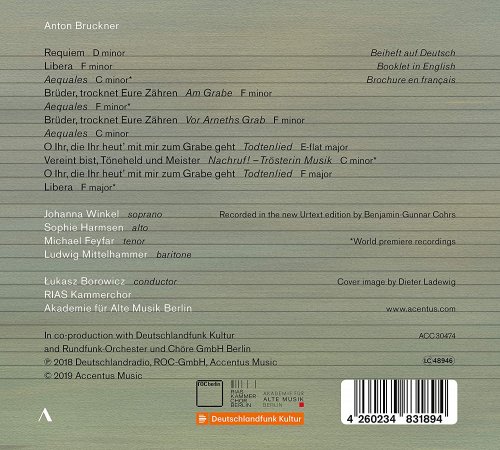 RIAS Kammerchor & Łukasz Borowicz - Bruckner: Works (2019) [Hi-Res]