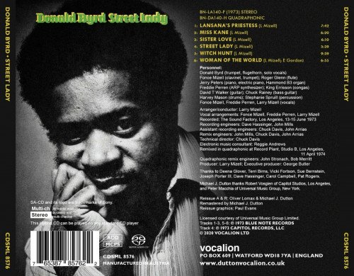 Donald Byrd - Street Lady (1973) [2020 SACD]