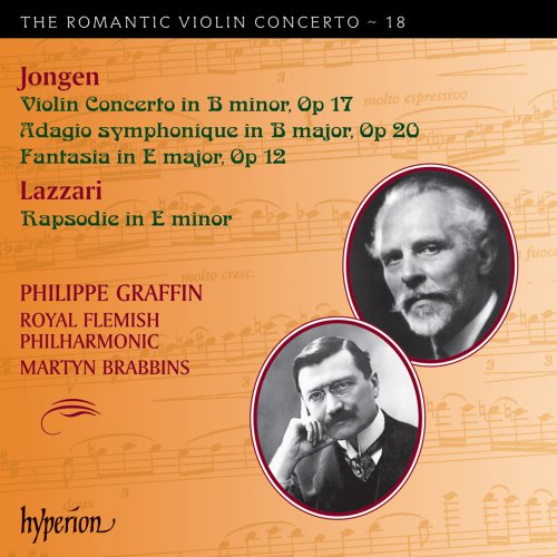Philippe Graffin, Royal Flemish Philharmonic & Martyn Brabbins - Jongen: Romantic Violin Concerto vol. 18 (2015) [Hi-Res]