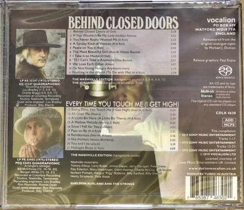 Charlie Rich - Behind Closed Doors & Every Time You Touch Me (1973, 1975) [2019 SACD]