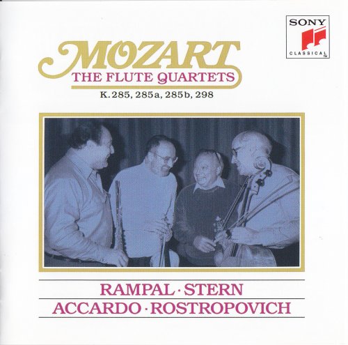 Jean-Pierre Rampal, Isaac Stern, Salvatore Accardo, Mstislav Rostropovich - Mozart - Quartets for Flute and Strings (2008)