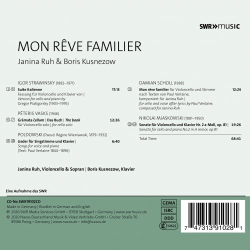 Janina Ruh & Boris Kusnetzow - Mon rêve familier (2020) [Hi-Res]