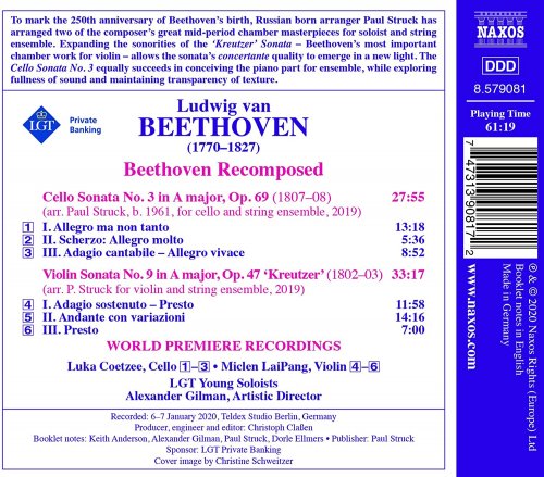 LGT Young Soloists & Alexander Gilman - Beethoven Recomposed (2020) [Hi-Res]